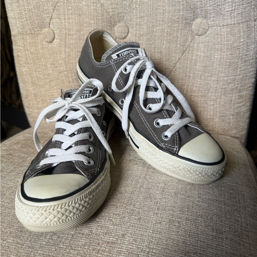 Converse Gray Canvas Sneakers